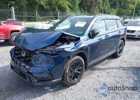 2023 Honda Cr-V Hybrid Sport из США, поврежденный, VIN 2HKRS6H57PH818049